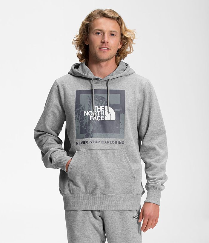 Sudadera Con Capucha The North Face Hombre Recycled Climb Graphic - Colombia JLADCZ630 - Gris